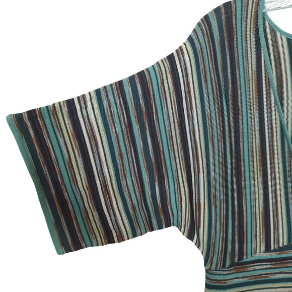 Laundry by Design striped dolman sleeves low cut bodice knit dress‎ size S - Picture 6 of 14